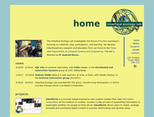 Tablet Screenshot of ecologylab.net